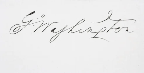 Firma de George Washington